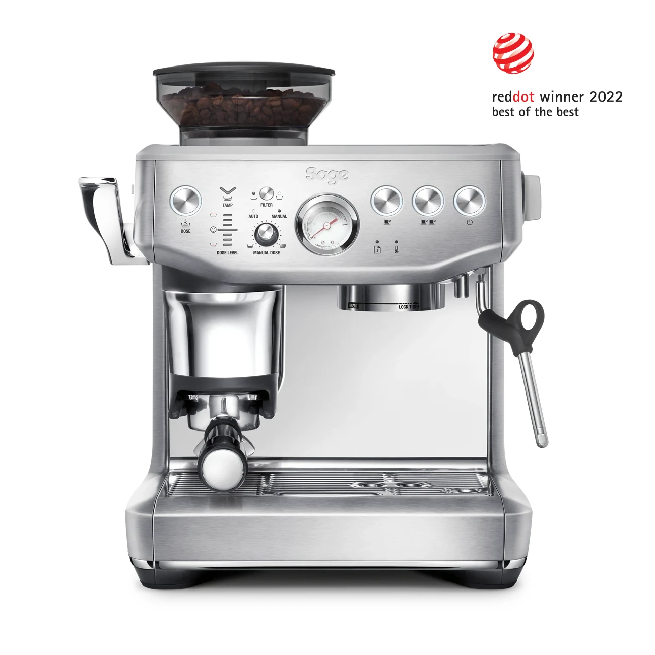 Sage the Barista Express Impress, vue 2. Photo officielle Sage.