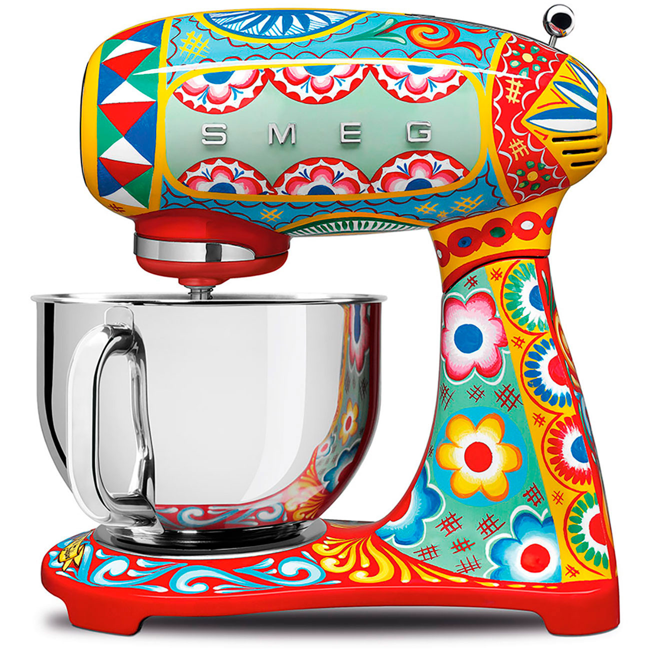 Smeg robot sur socle Années 50 Sicily is my love, vue 1. Photo officielle Smeg.